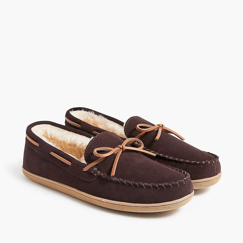 Faux-shearling moccasins | J.Crew Factory