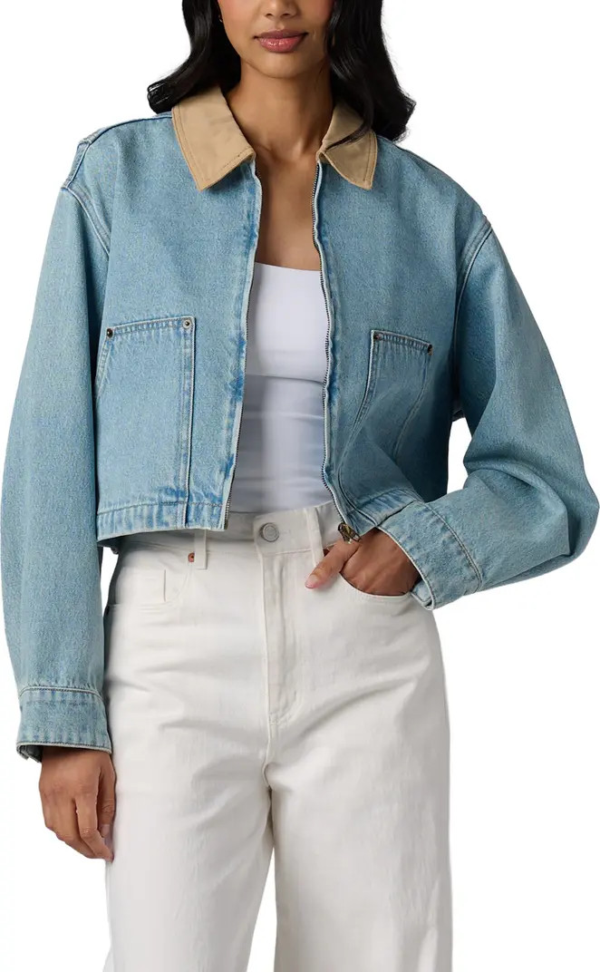 Denim Crop Chore Jacket | Nordstrom