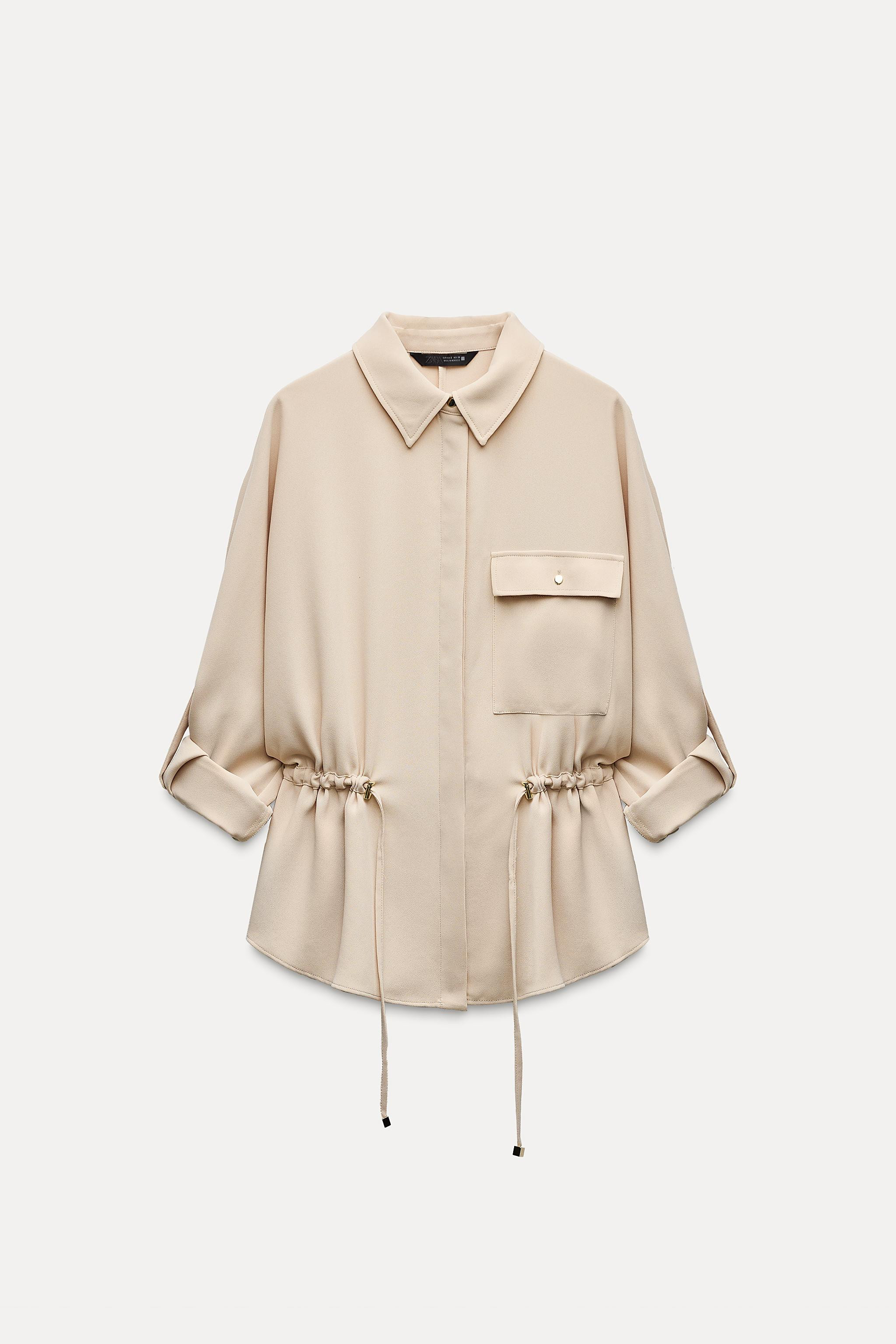 CREPE SAFARI SHIRT | Zara US