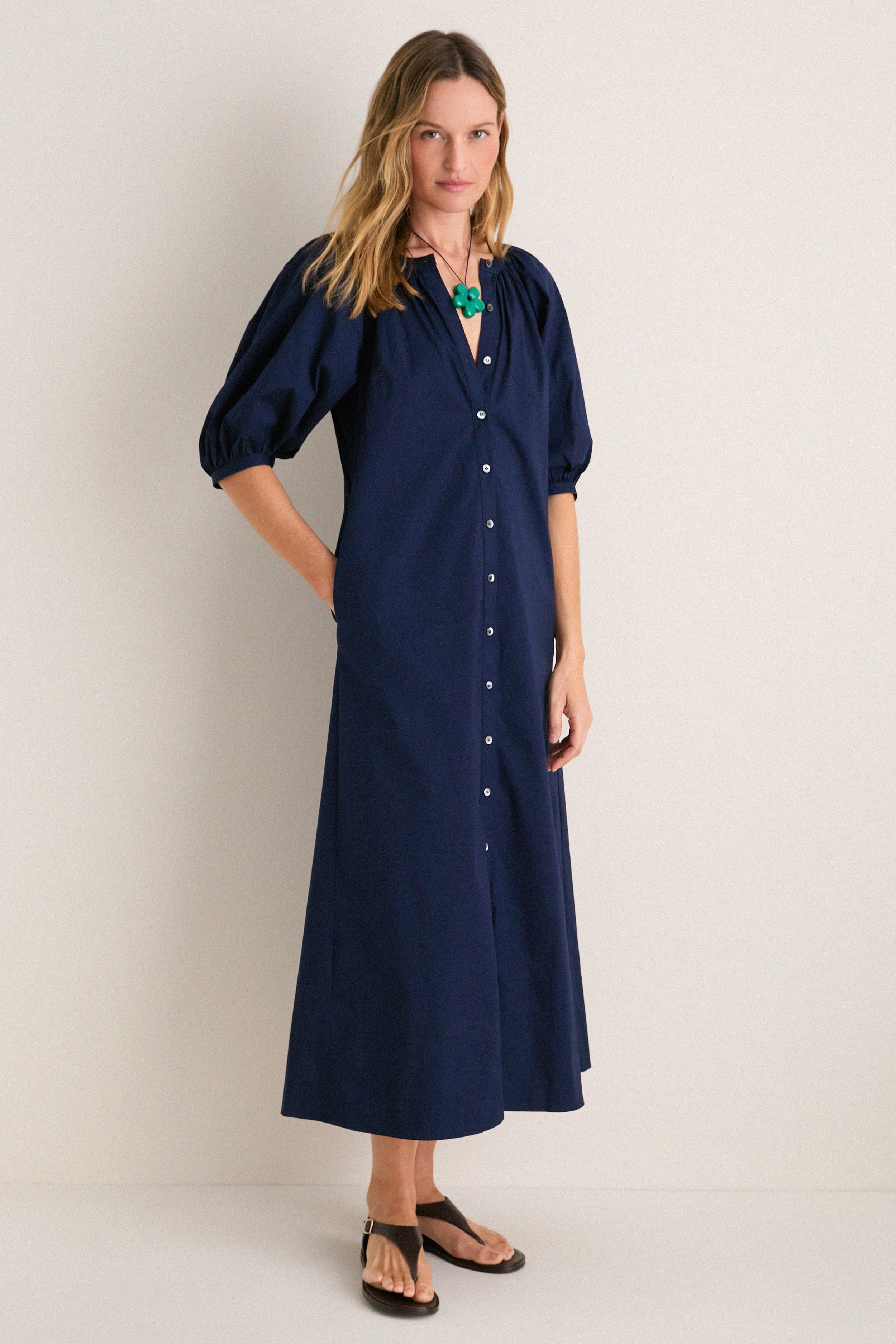 Navy Vincent Dress | Tuckernuck (US)