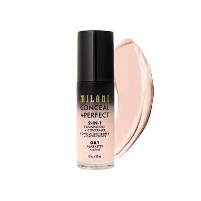 Milani Conceal + Perfect 2-in-1 Foundation + Concealer Cruelty-Free Liquid Foundation - 1 fl oz | Target