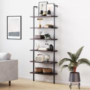 Theo Ladder Bookcase | 6-Shelf | Wood Finish | Nathan James