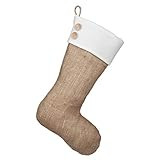 Burlap Christmas Stocking | Amazon (US)