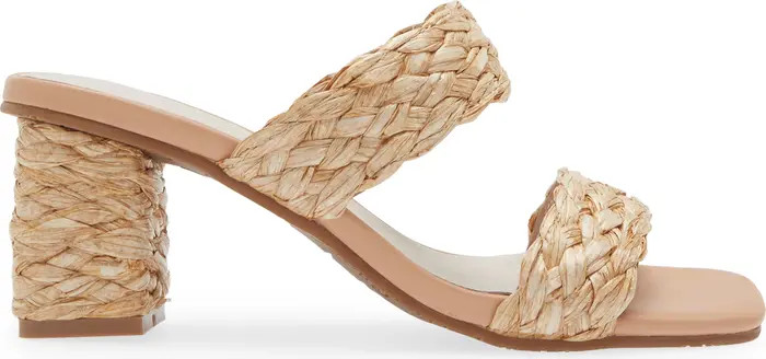 Dove Braided Raffia Sandal (Women) | Nordstrom