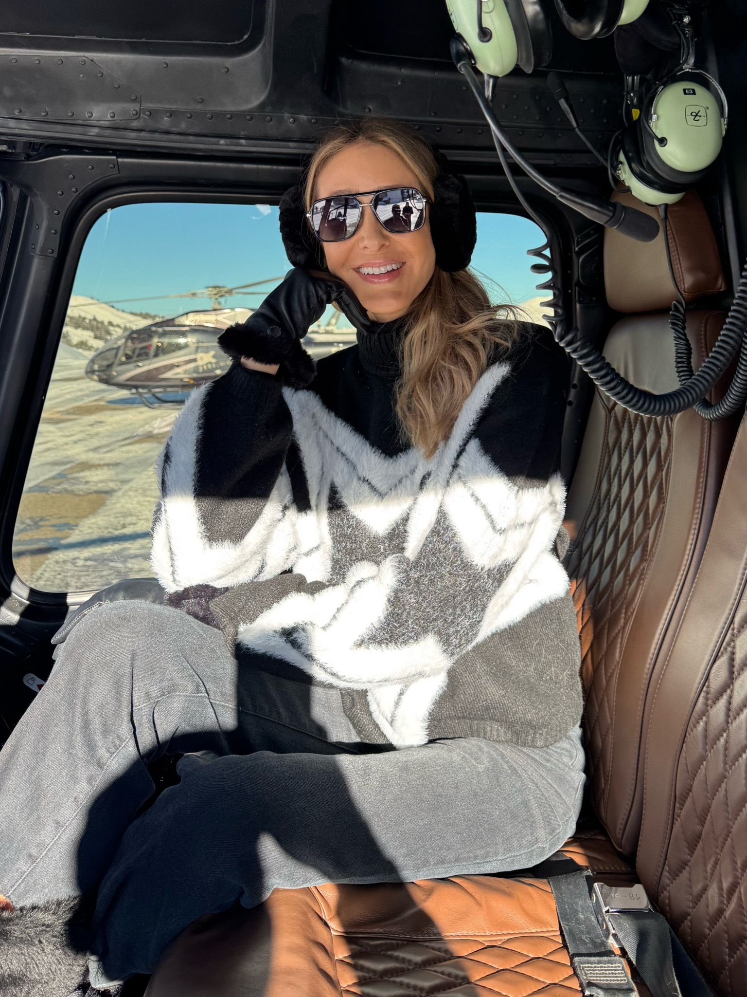 Cite and comfortable winter outfit idea . Outfit I wore on the helicopter ride to fly over the French alps 
Also a cute snow outfit 

#LTKTravel #LTKHoliday #LTKStyleTip