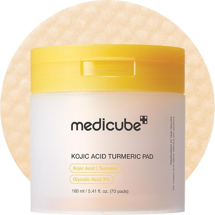 medicube Toner Pads Kojic Acid Turmeric Clarifying Toner Pad for Troubled Skin & Use After Spot C... | Amazon (US)