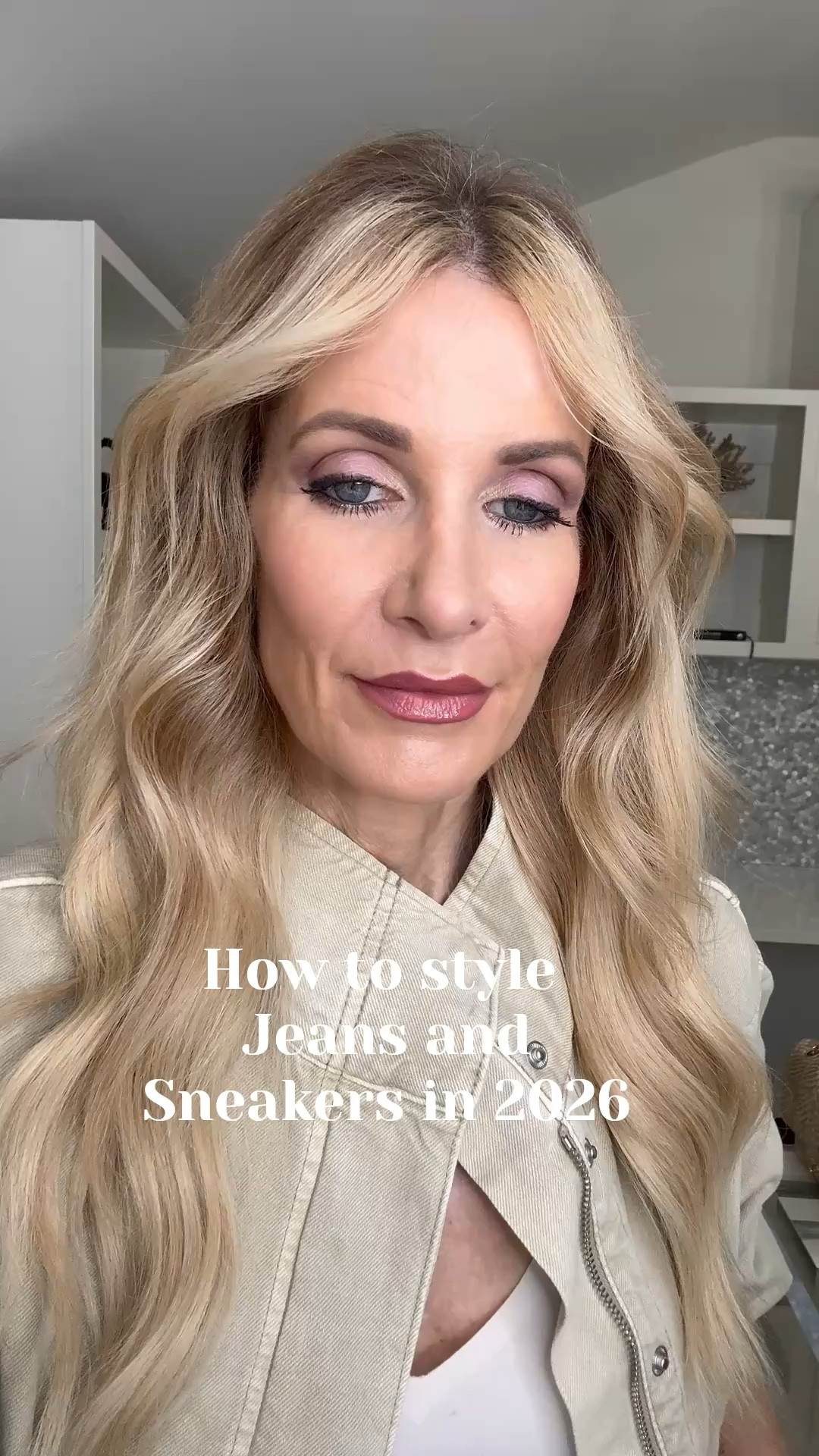 Sneakers + denim will always be a classic, but here’s how to make the combo look modern and chic in 2026 👟✨
	1.	Choose the right denim length – not too short, not too long. The hem should lightly skim the top of your sneakers for the most flattering look.
	2.	Add a third layer – a jacket instantly elevates even the most casual outfit.
	3.	Accessorize – sneakers don’t mean boring. Great sunglasses, jewelry, or a belt pull the whole look together.

These neutral beige sneakers by La Jante are my newest obsession. They go with everything and I’ve already worn them so many different ways… and I’ve only had them for two weeks 🤍 

 #LTKOver40 #LTKgrwm #LTKootd