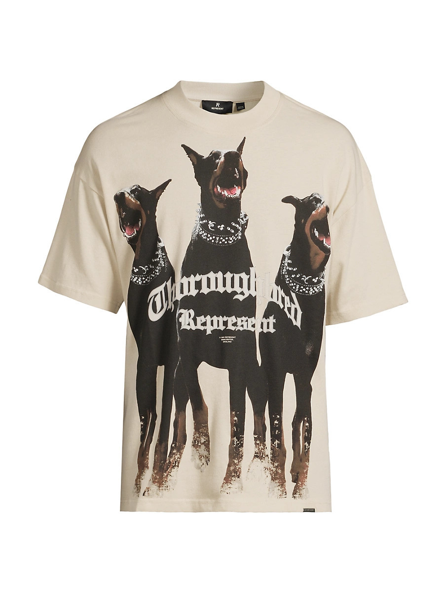 Men's Thoroughbred Logo T-Shirt - Vintage White - Size Medium | Saks Fifth Avenue