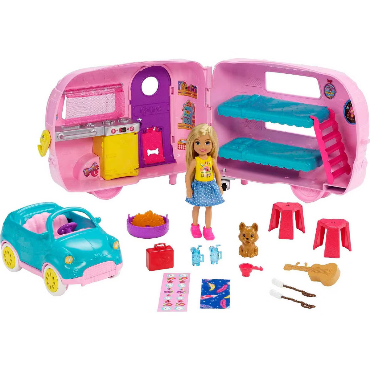 Barbie Club Chelsea Camper Playset and Accessories | Target