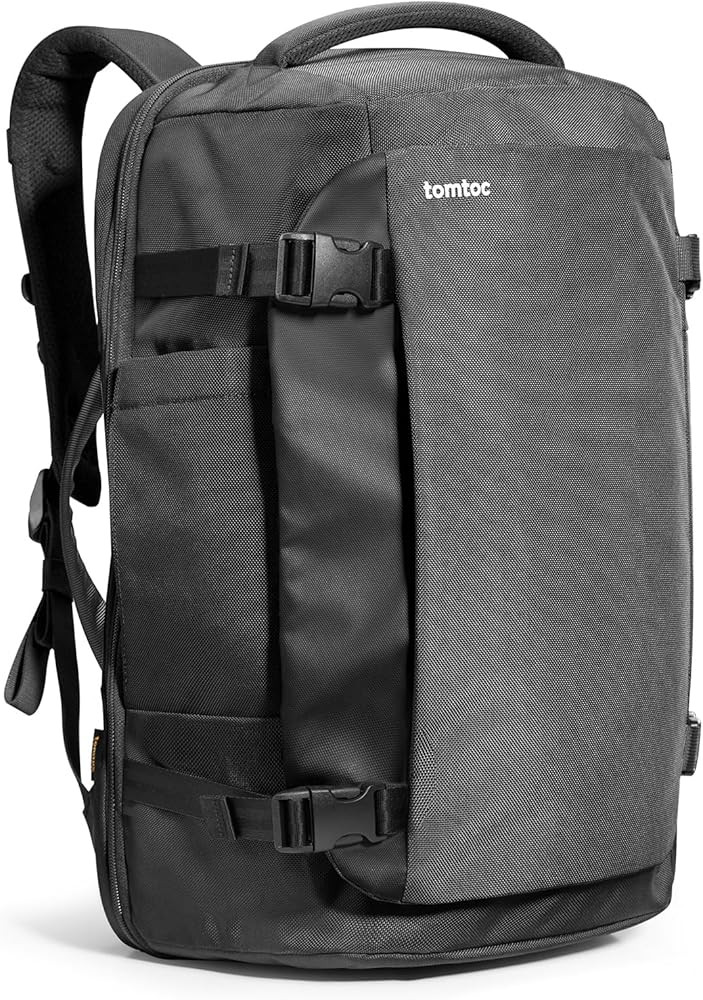 tomtoc Travel Backpack 40L, TSA Friendly Flight Approved Carry-on Luggage Hand Water-resistant Li... | Amazon (US)