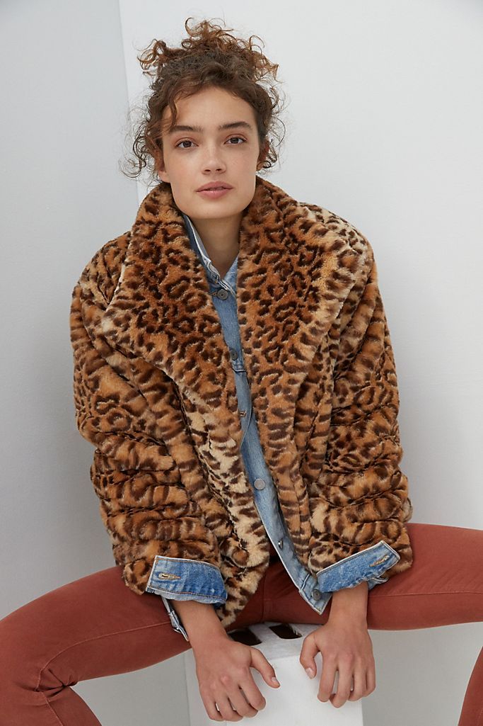 Leopard Faux Fur Jacket | Anthropologie (US)