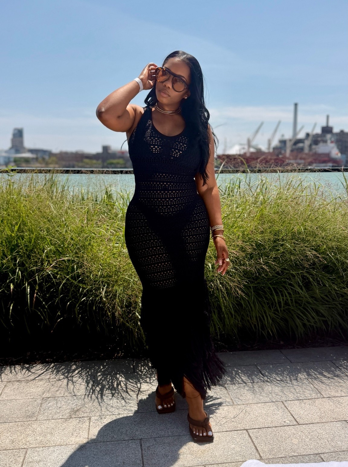 The perfect summer dress must have that is a closet staple. It can be worn as a regular dress with a bodysuit under for a sexy date night or cover up for your next beach club or beach vacay. The dress has a good amount of stretch, I am wearing a size M. 

#nordstrom #ltkstyle #summeroutfit

#LTKootd #LTKSaleAlert #LTKTravel