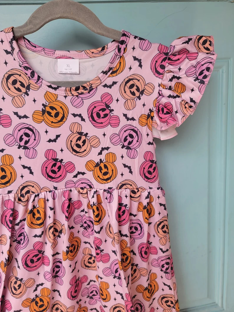 Disney Inspired Mickey Pumpkin Dress - Etsy | Etsy (US)