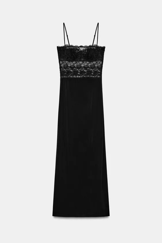 COMBINATION LACE DRESS | Zara US