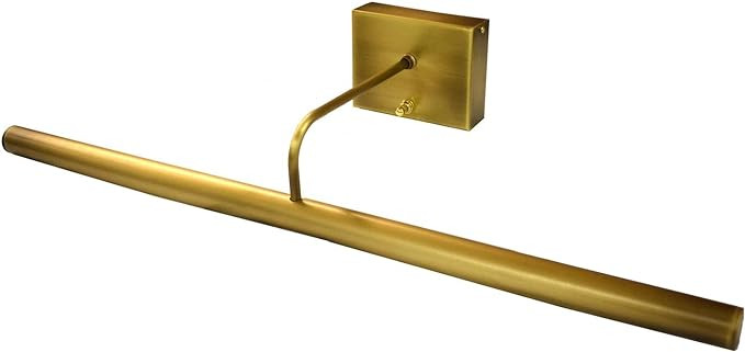 BSLED24-71 Slim-Line LED Battery Operated 6.4W 3000K 88-Lumen Picture Light, Antique Brass Finish | Amazon (US)