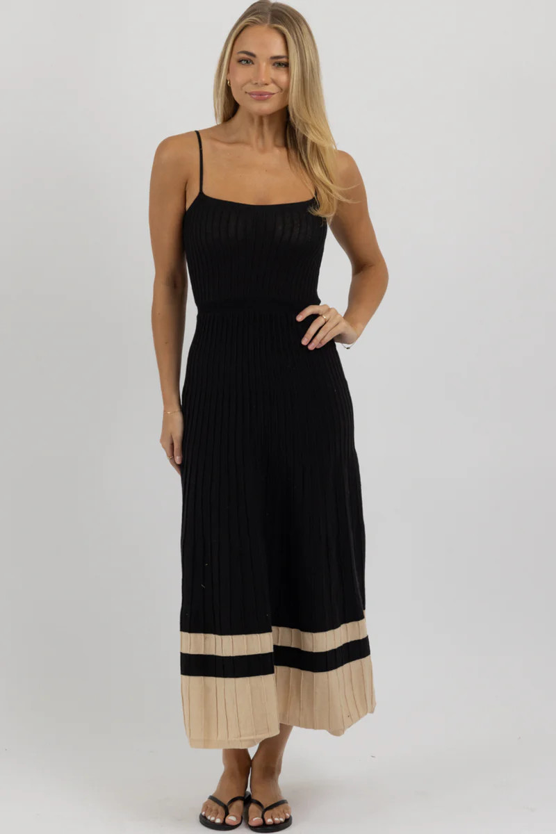 KENZIE CONTRAST MAXI DRESS *RESTOCK COMING SOON* | L'ABEYE