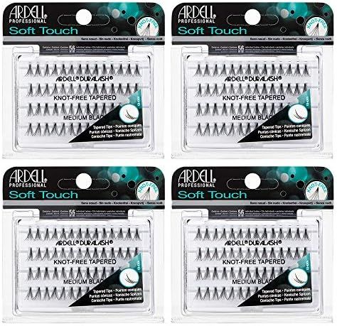 Ardell False Eyelashes Soft Touch Individuals Knot-Free Medium Black 4 Pack | Amazon (US)