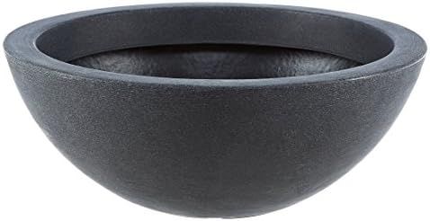 Dehner Spherical Bowl, Diameter 52 cm, Height 20 cm, Plastic, Anthracite | Amazon (UK)