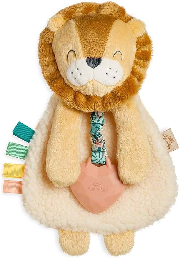Itzy Ritzy - Itzy Lovey Including Teether, Textured Ribbons & Dangle Arms; Features Crinkle Sound, S | Amazon (US)