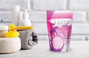Elysium Spa Bubblegum Scented Unicorn Bath Dust | Amazon (UK)