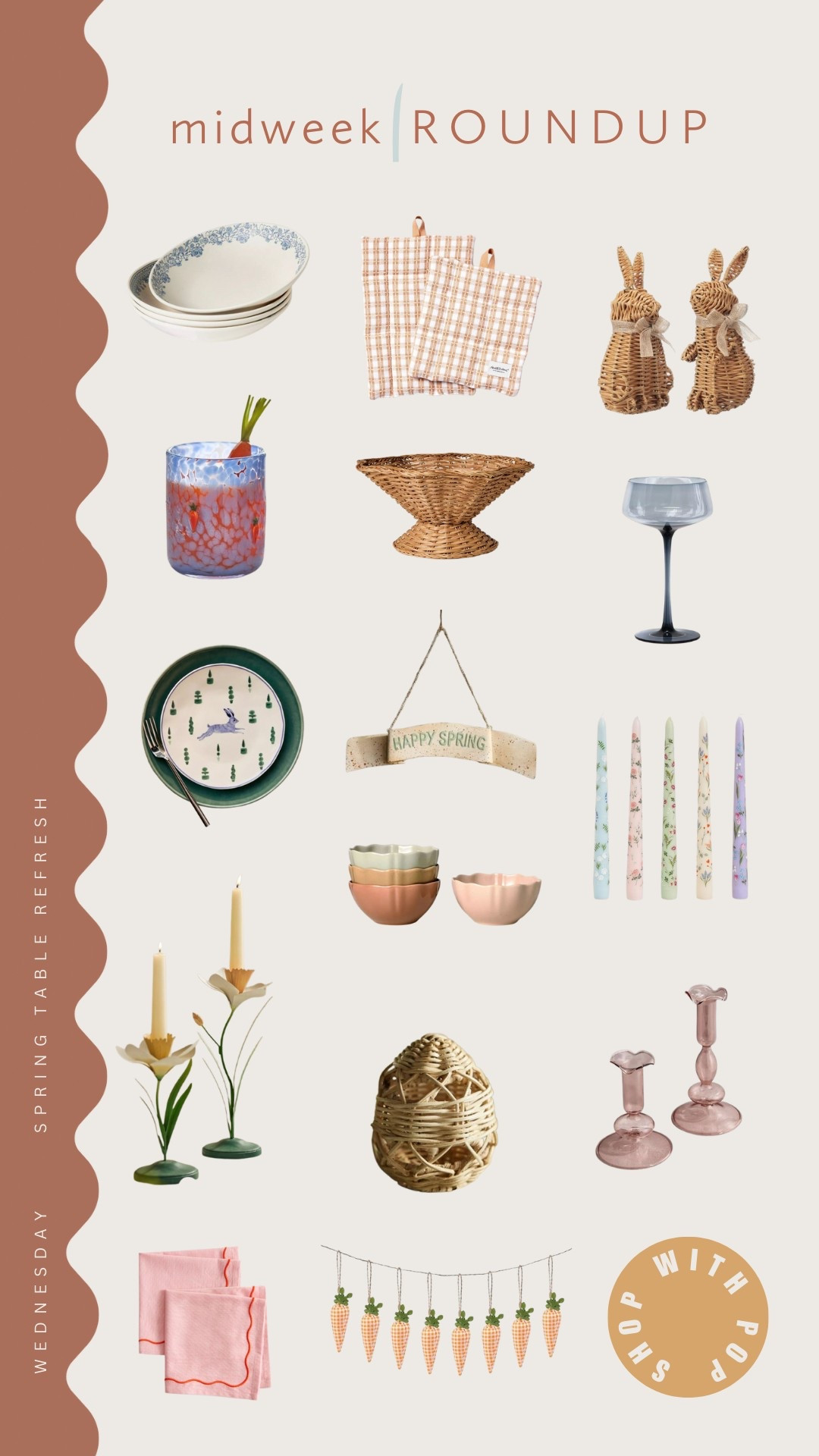 Shop with Pop Midweek Roundup! This week featuring Easter/spring tablescape ideas and decor refresh!

#LTKSpringSale #LTKSeasonal #LTKHome