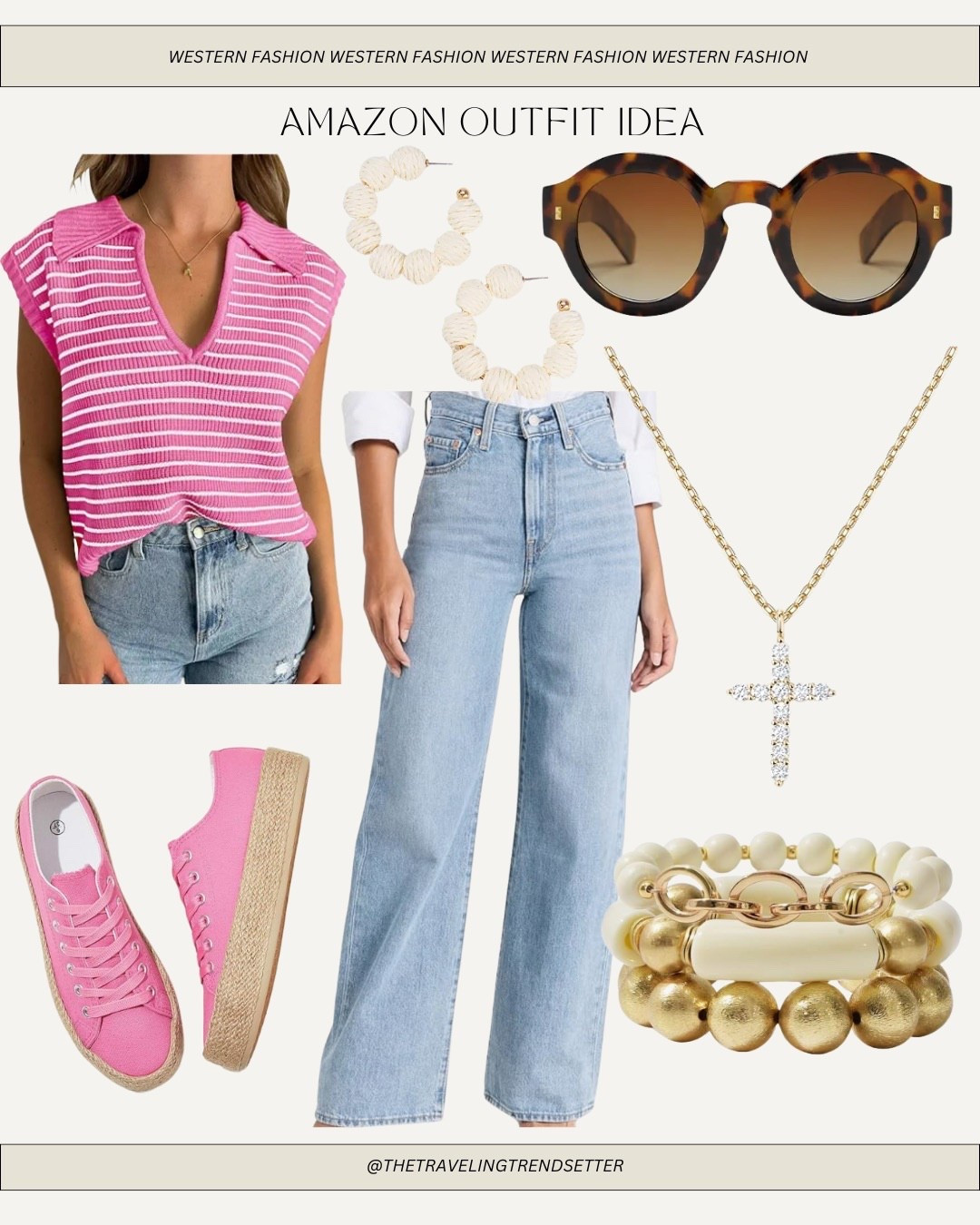 Amazon fashion outfit idea - summer outfit - pink sweater - jeans - tennis shoes 

#LTKFindsUnder100 #LTKStyleTip #LTKFindsUnder50