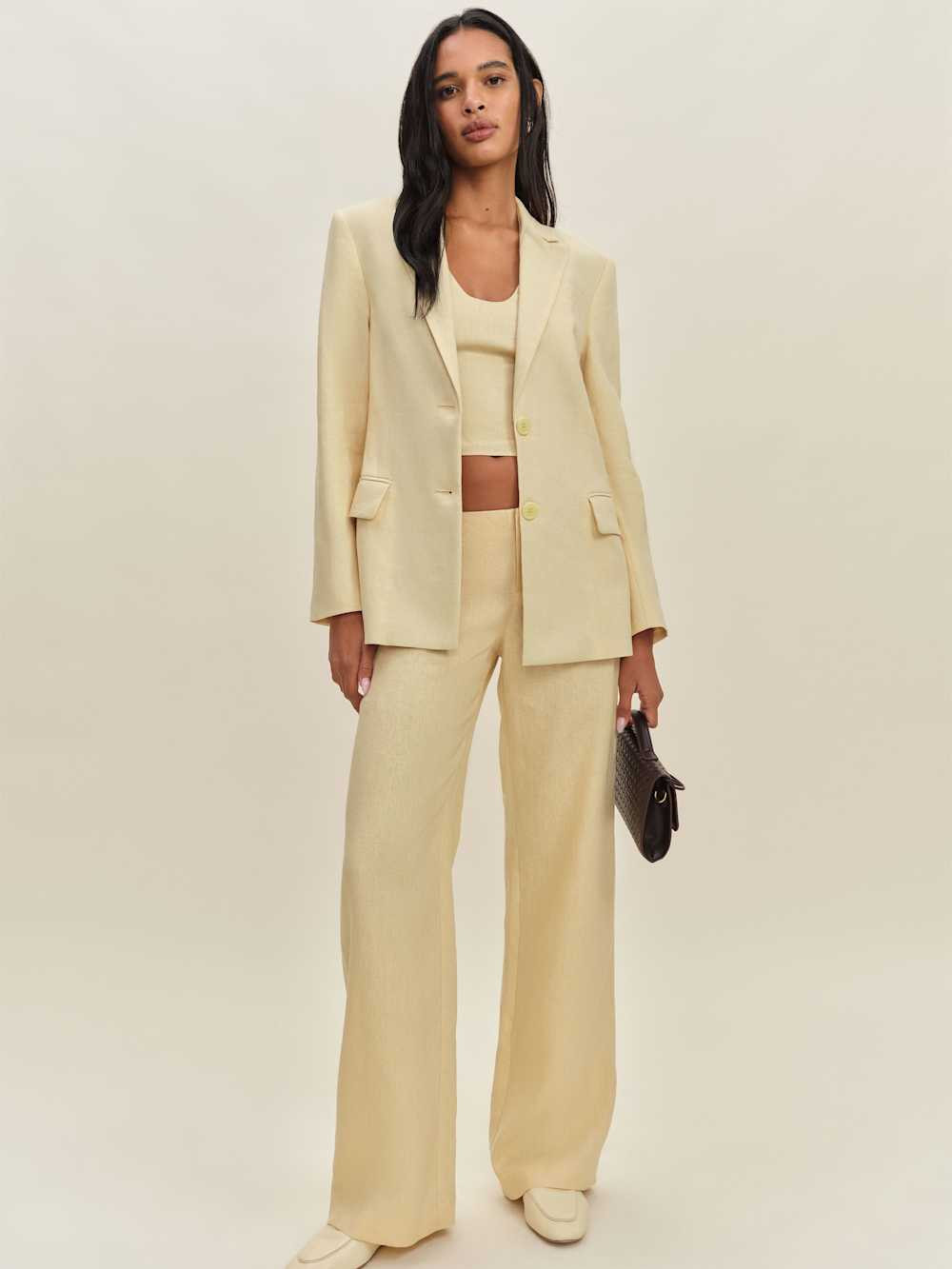 James Linen Blazer | Reformation (Global)