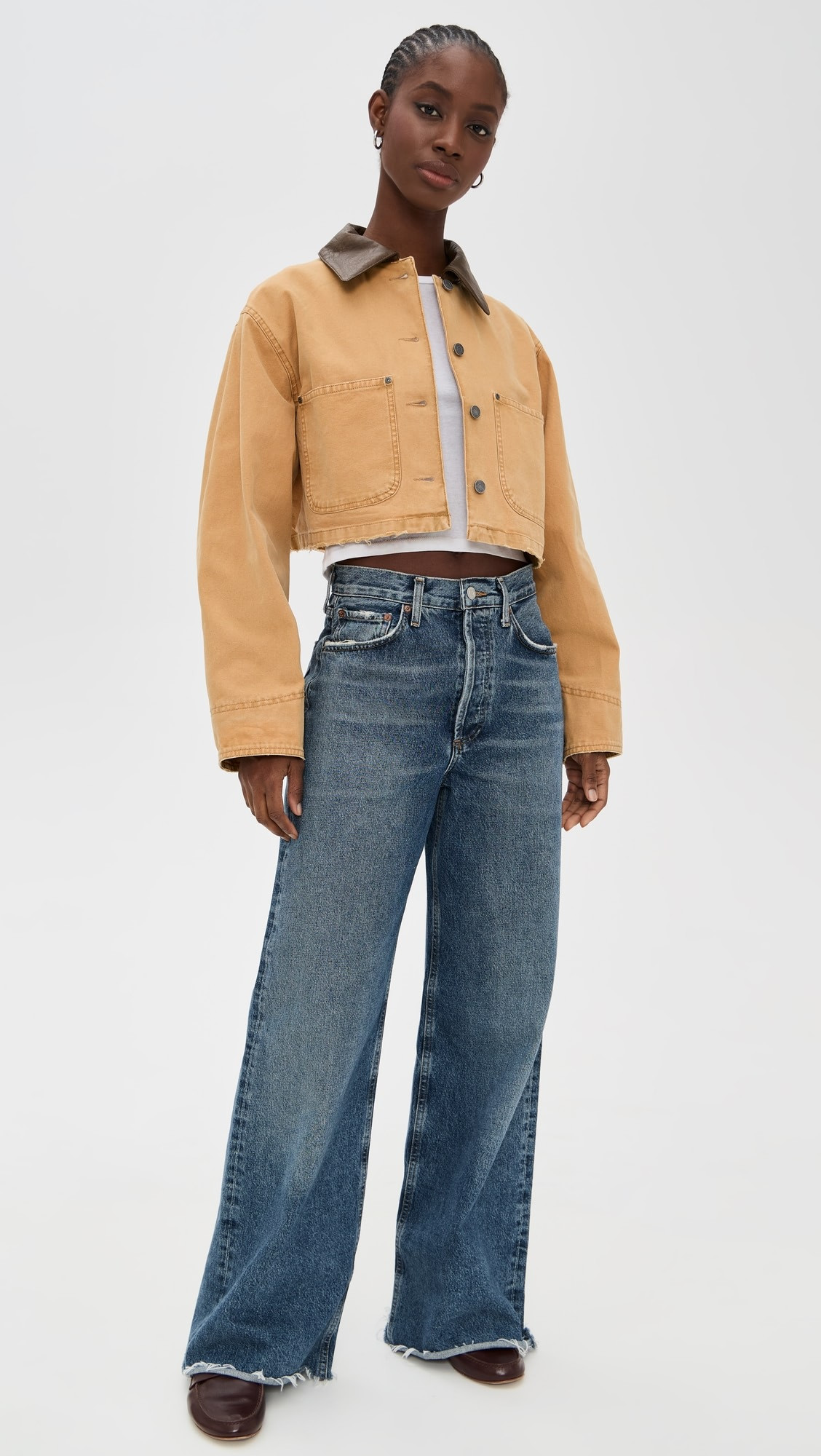 AFRM Wrenley Workwear Cropped Jacket | Shopbop | Shopbop