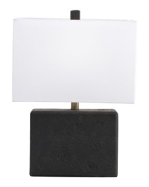 26in Cement Lamp | Bedroom | Marshalls | Marshalls