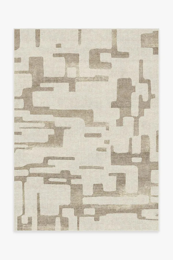 Holme Ivory & Natural Rug | Ruggable
