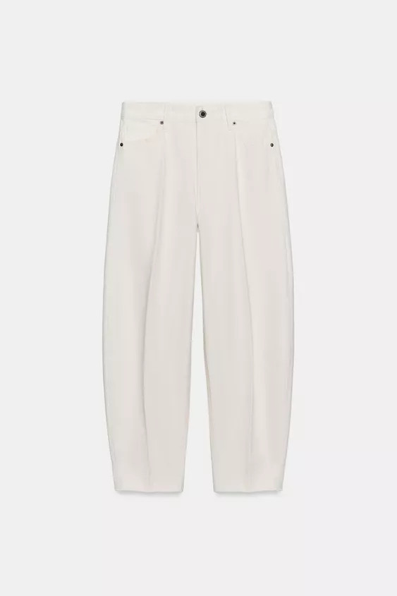 ZW COLLECTION BARREL HIGH-WAIST JEANS | Zara UK