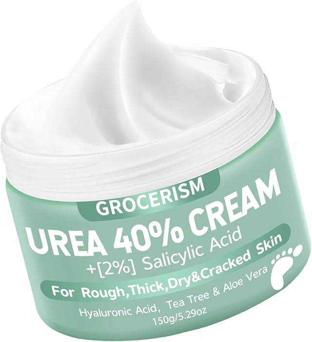 Grocerism Urea Cream 40 Percent For Feet Plus 2% Salicylic Acid 5.29 oz || Foot Cream and Hand Cr... | Amazon (US)