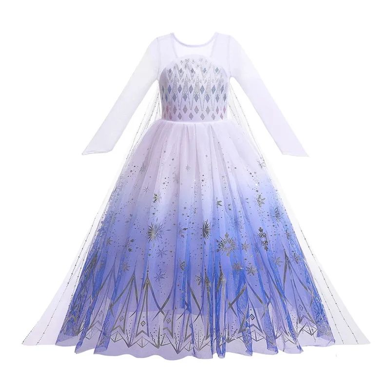READY TO SHIP Disney Inspired Frozen Elsa Princess Dress Costume Set, Birthday Party Dress For Gi... | Etsy (US)