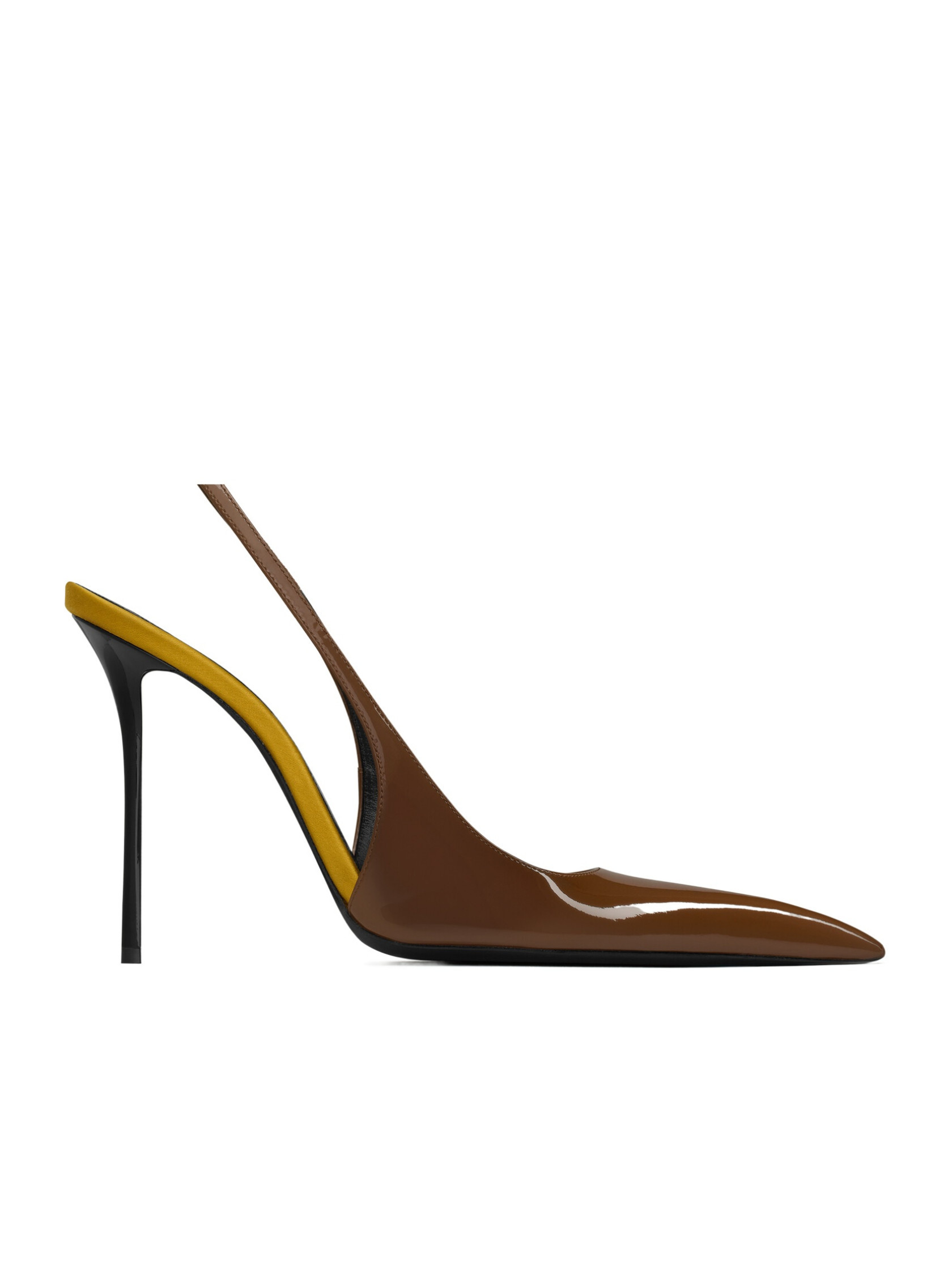 AMALIA SLINGBACK PUMPS IN PATENT LEATHER | Senser US