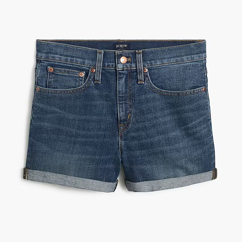 Classic denim short in dark pacific blue wash | J.Crew Factory