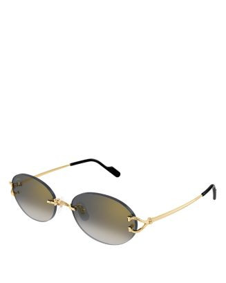 C Decor Oval Sunglasses, 55mm | Bloomingdale's (US)