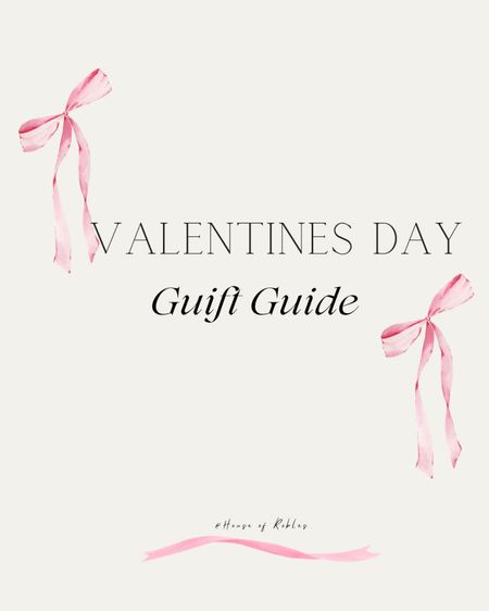 Valentines Day Gift Guide 

#LTKSeasonal #LTKGiftGuide #LTKstyletip