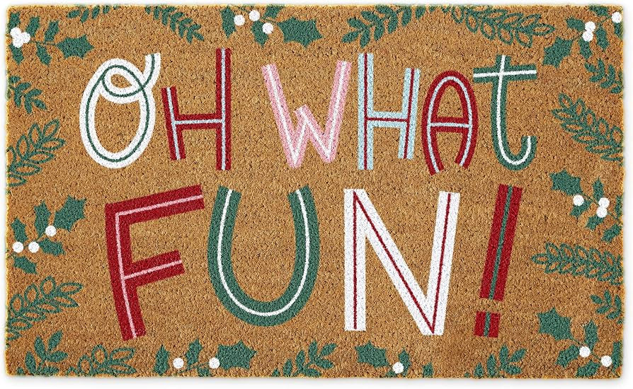 DII Outdoor Christmas Door Mat Collection Decorative Holiday Doormat, Front Porch Décor, 17x29, ... | Amazon (US)