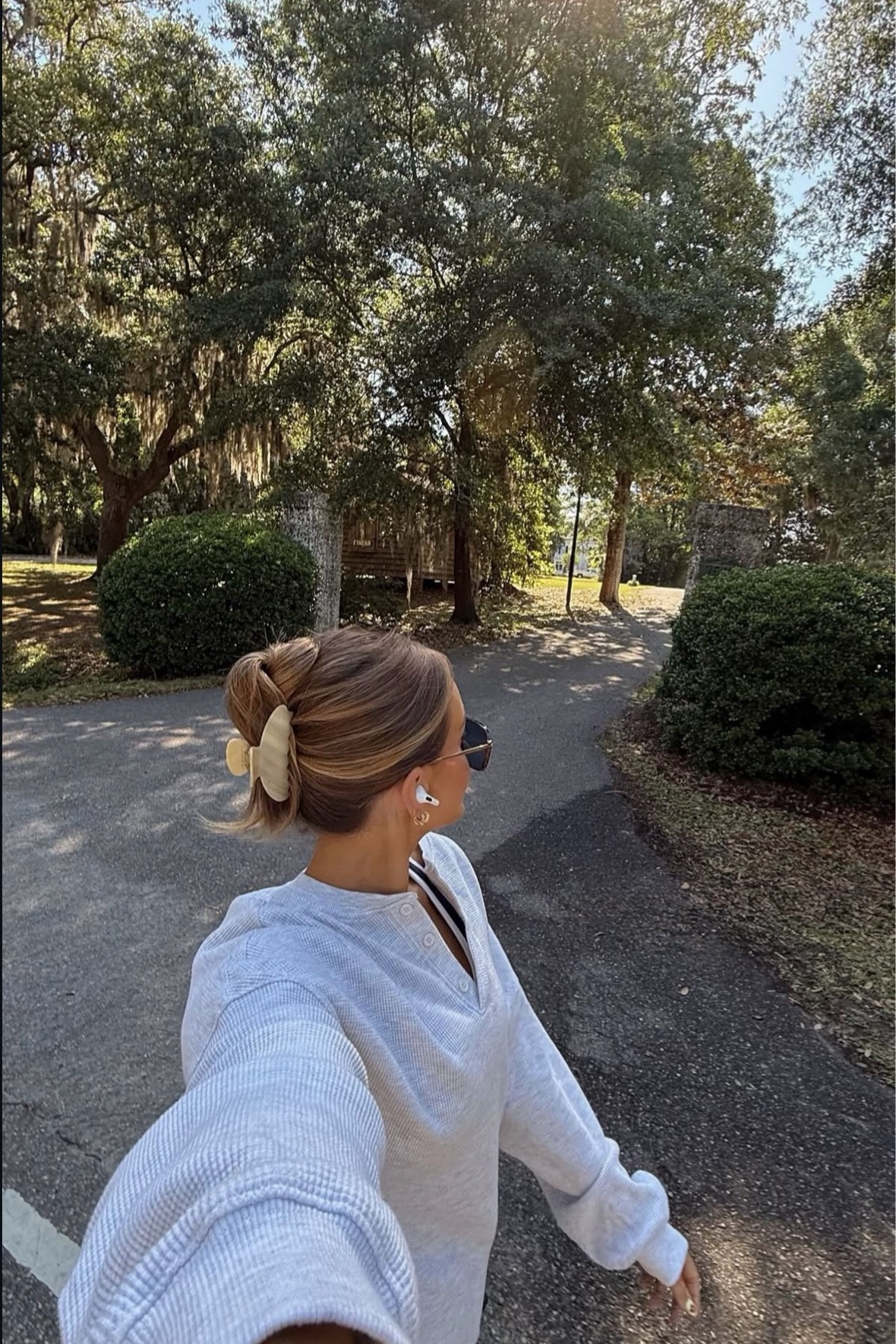 Eleven Eleven pullover 
Lululemon shorts
Emi Jay Clip

#LTKootd