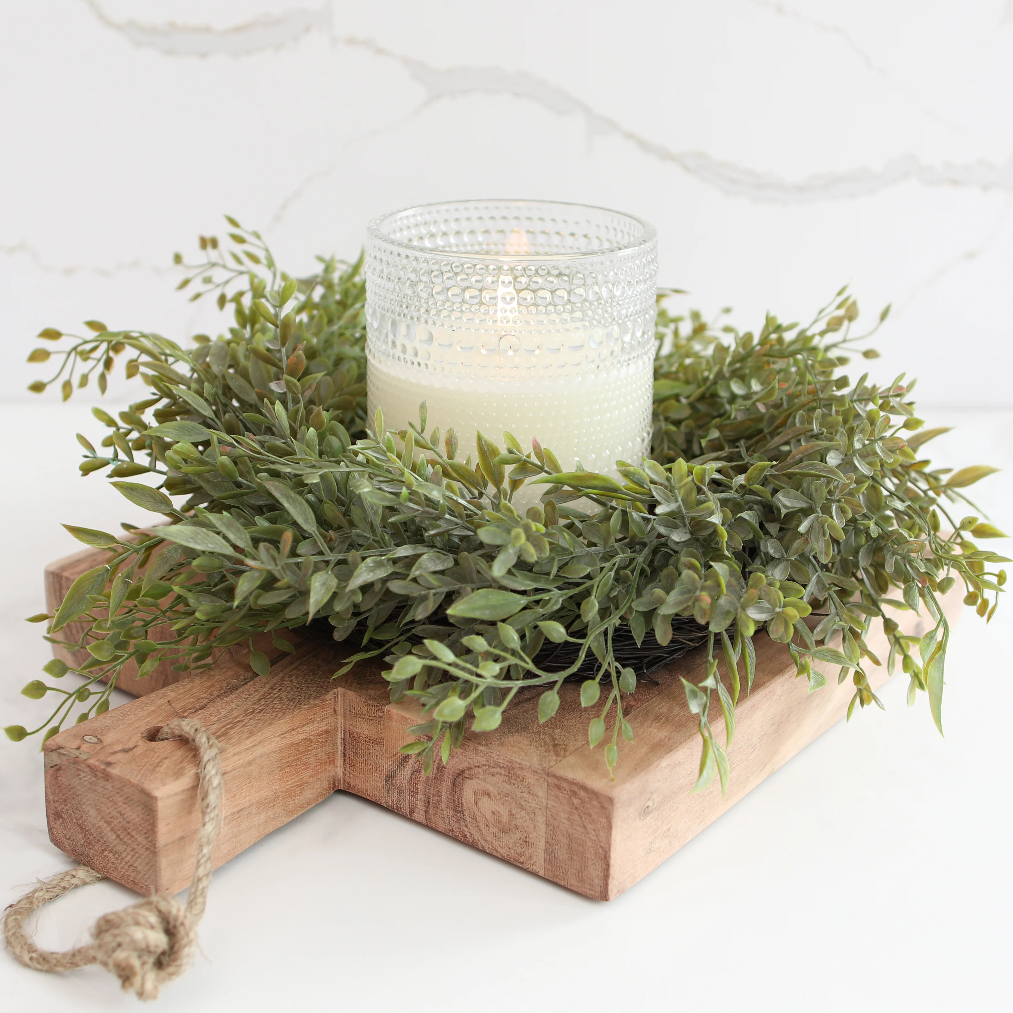 Large Mixed Sage Candle Ring | Interior Delights