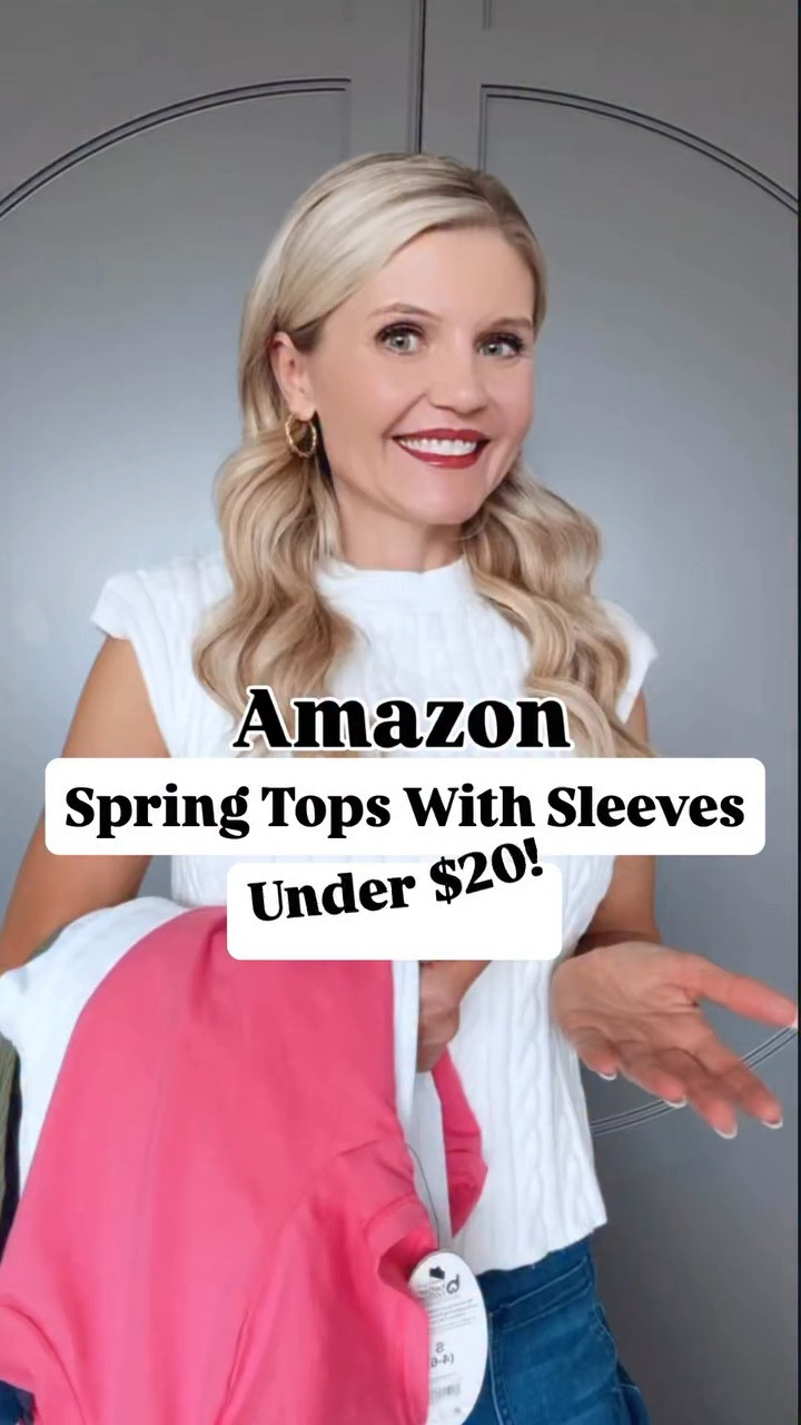 Amazon Spring Tops With Sleeves!

#LTKSaleAlert #LTKOver40 #LTKootd