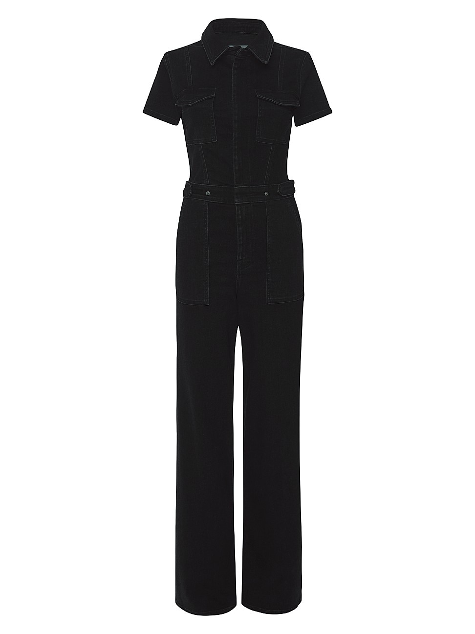 Women's Fit For Success Denim Jumpsuit - Black - Size Medium | Saks Fifth Avenue