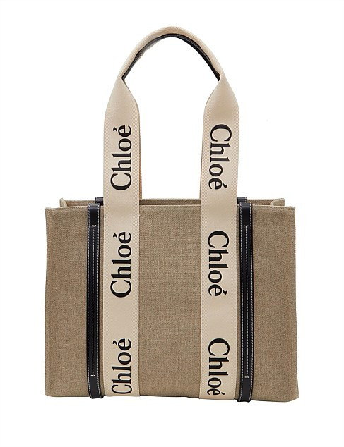 Chloé Woody Tote Bag Medium | David Jones | David Jones (Australia & New Zealand)