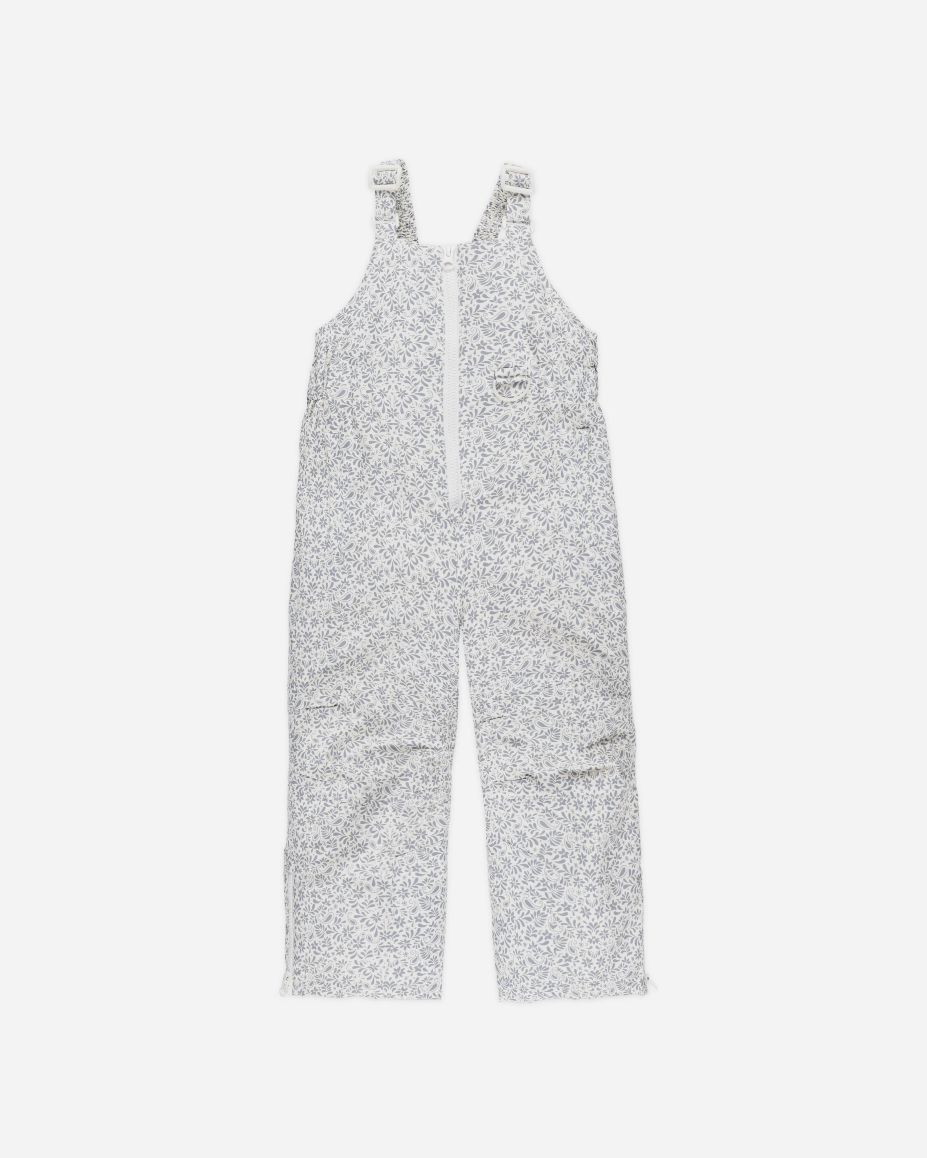 Snow Bib || Blue Ditsy | Rylee + Cru