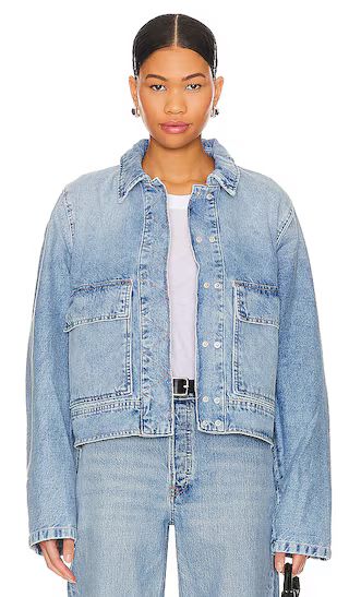 x We The Free Suzy Denim Jacket in Sunny Side | Revolve Clothing (Global)