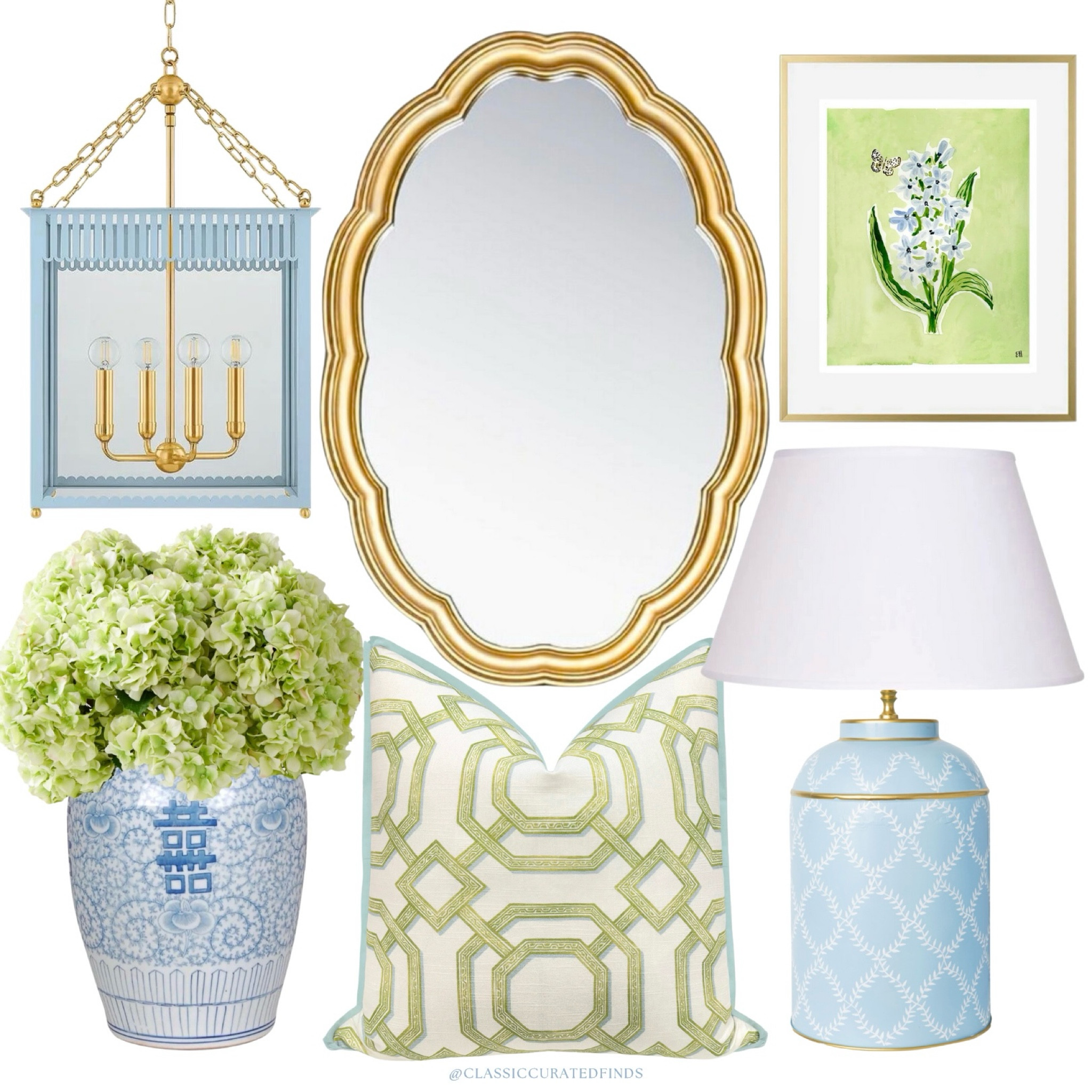 Fresh blue and green home finds!🩵💚

Home Decor, Grandmillennial, Scalloped Mirror, Lamp, Pillow

#LTKHome