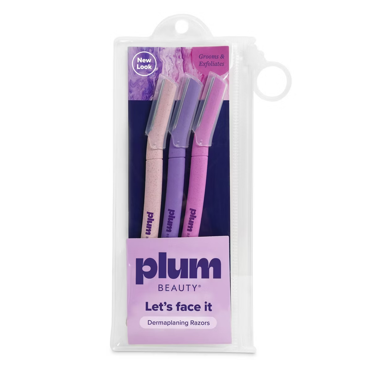 Plum Beauty Dermaplaning Facial Razors - 3pk | Target