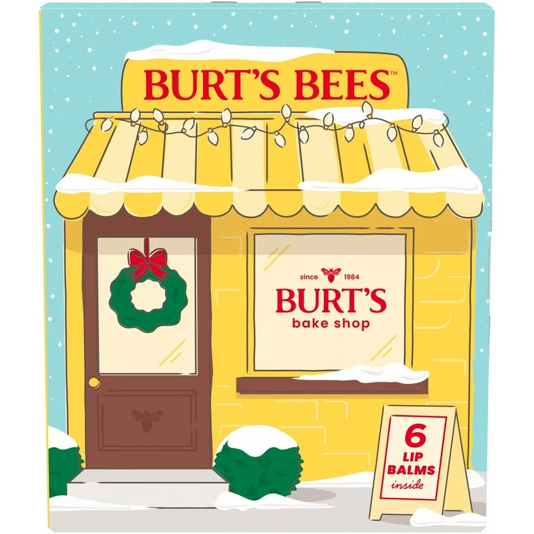 Burt's Bees Bake Shop Favorites Lip Balm Gift Set, Advent Calendar, 6-Pack, 0.15 oz. | Walmart (US)