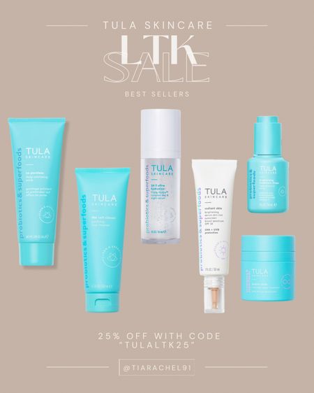 Best selling Tula products 25% off with code “TULALTK25” 

#LTKsalealert #LTKSale #LTKbeauty