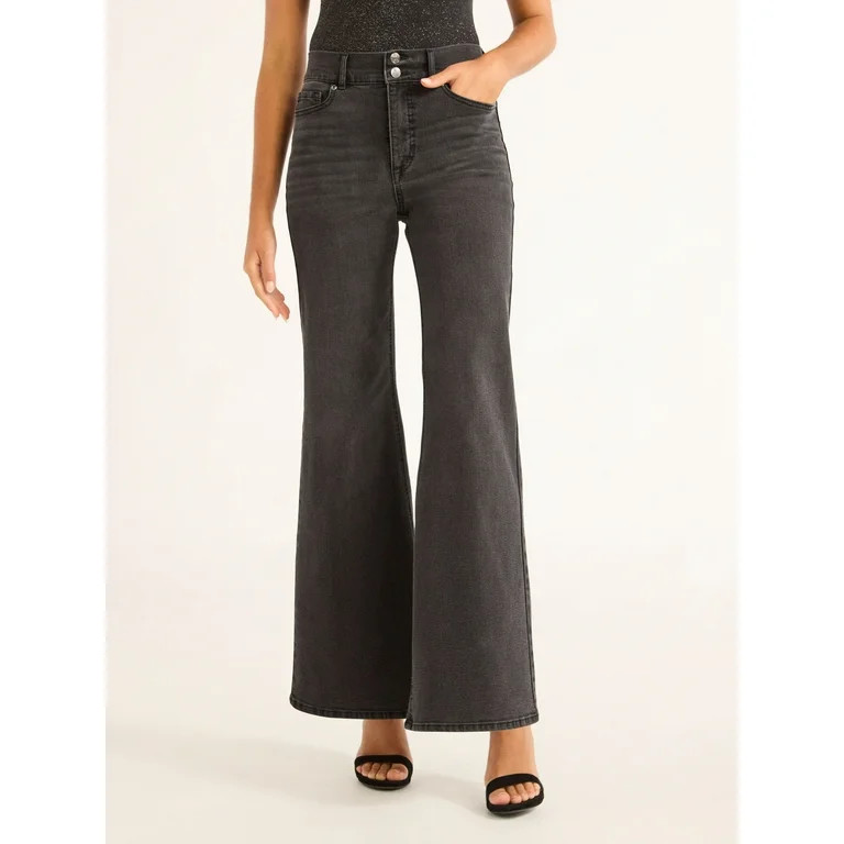 Sofia Jeans Women's and Women's Plus Margot Wide Leg High Rise Jeans, Sizes 0-28W | Walmart (US)